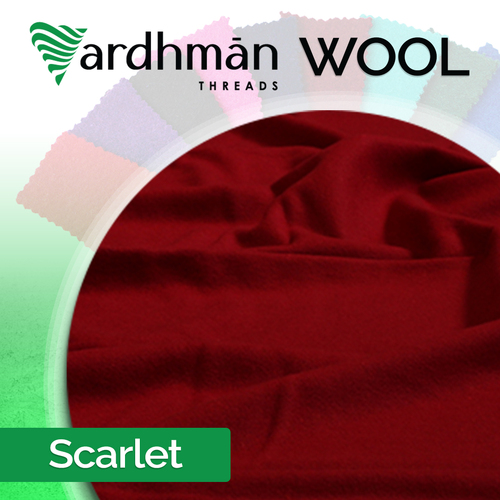 RED Wool 210cm ROLL 20mts approx
