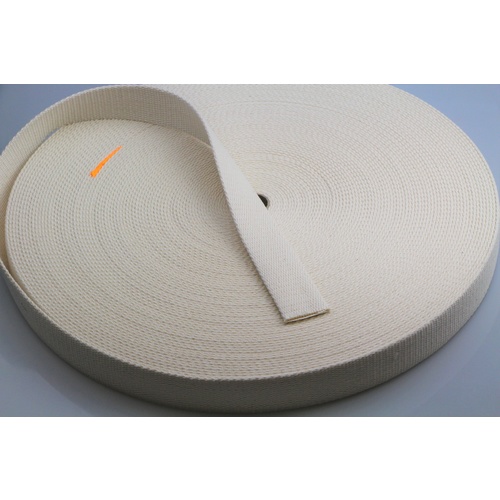 Cotton Webbing NATURAL 15mm x 50m