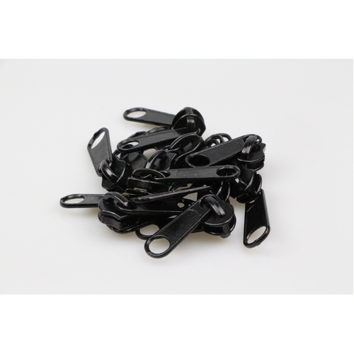 Slider 8 Coil Double Pull Nonlock Black x 100 pieces