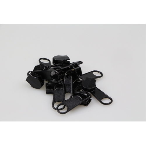 Slider 8 Coil Single Pull Nonlock Black x 100 pieces